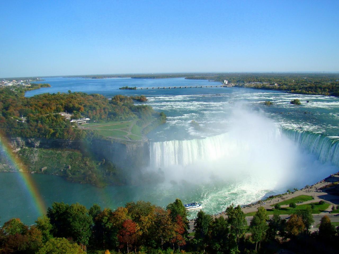Какие водопады располагаются в северной америке. Северная Америка Ниагарский водопад. Ниагарский водопад Канада. Водопад Ниагара Черногория. Онтарио Канада Ниагарский водопад.