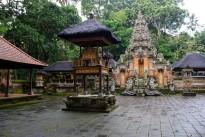 Hindu temple in the Monkey Forest in Ubud, Bali