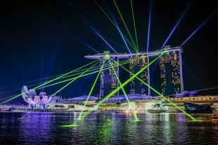Light Show at Marina Bay Sands